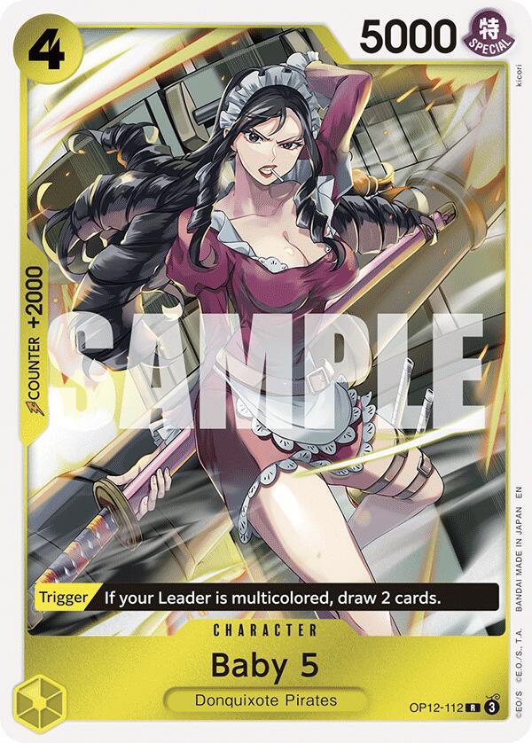 Baby 5 (112) R Foil OP12 OP12-112 NM