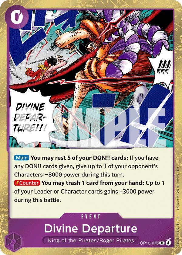 Divine Departure R Foil OP13 OP13-076 NM