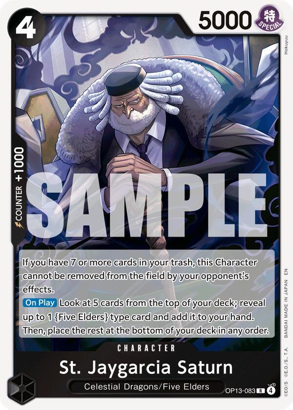 St. Jaygarcia Saturn R Foil OP13 OP13-083 NM