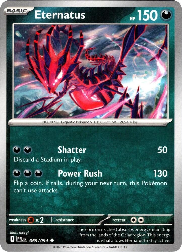 Eternatus Uncommon Regular PFL 069/094 NM