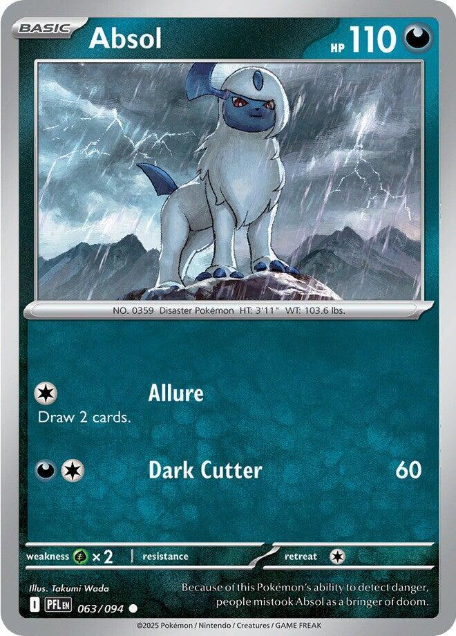 Absol Common Regular PFL 063/094 NM