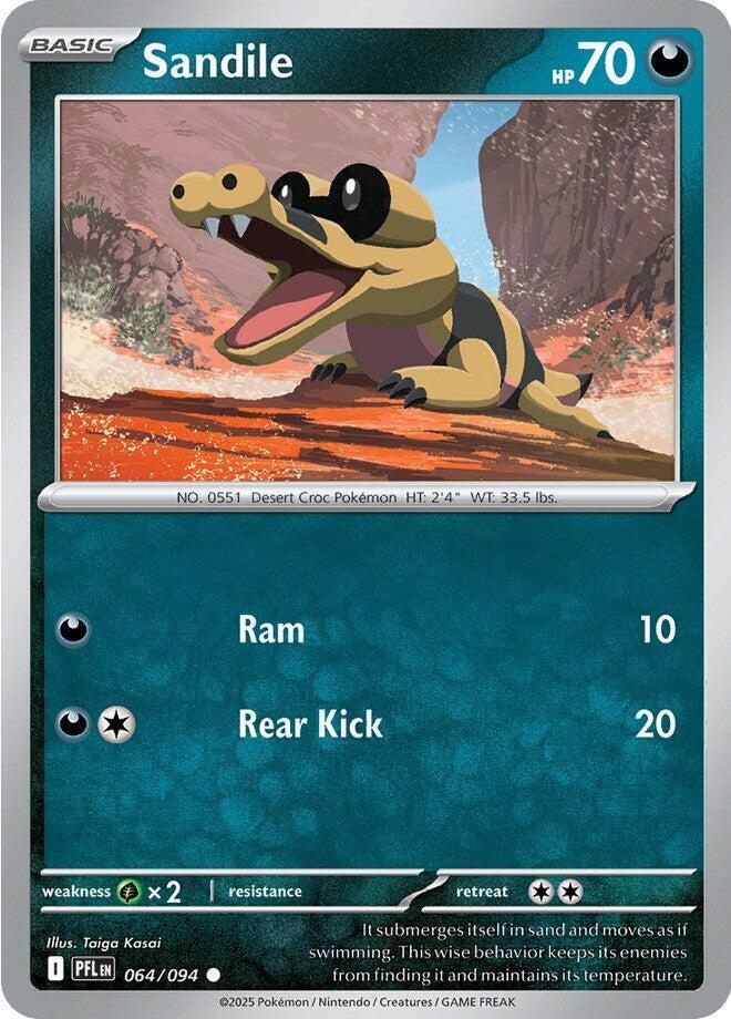 Sandile Common Reverse Holo PFL 064/094 NM