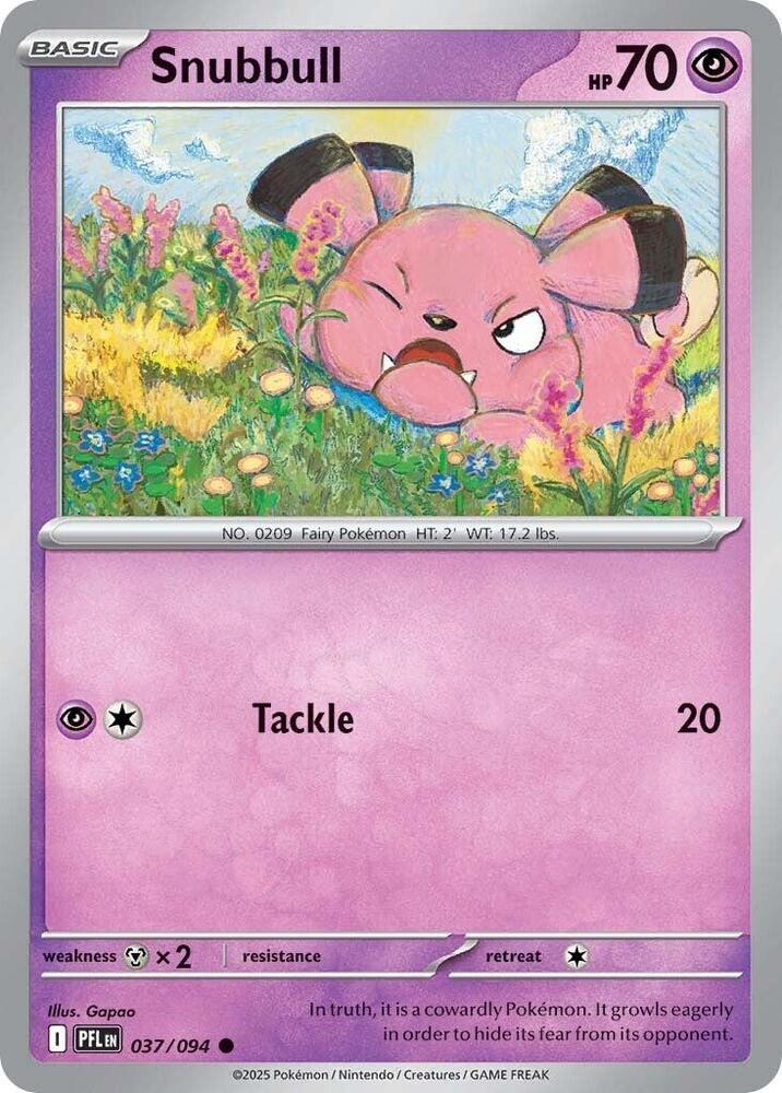 Snubbull Common Regular PFL 037/094 NM