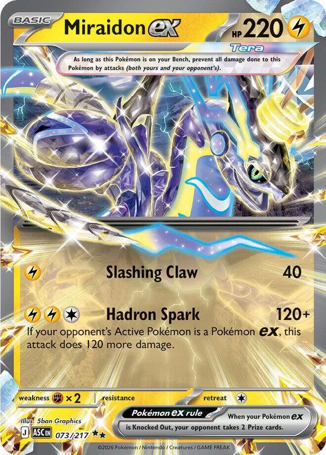 Miraidon ex Double Rare Holo ASC 073/217 NM