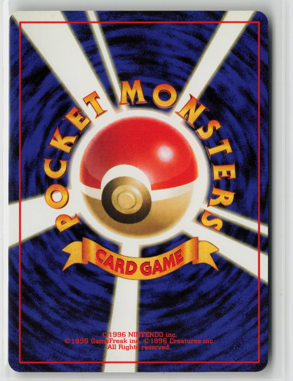 Lt. Surge's Raichu Holo Rare NM (Back)