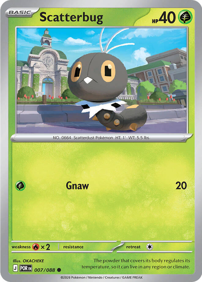 Scatterbug Common Reverse Holo POR 007/088 NM