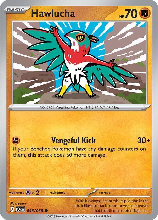 Hawlucha Common Regular POR 046/088 NM