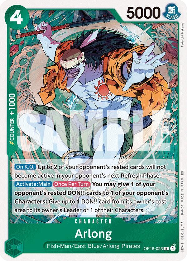 Arlong R Foil OP15 EB04 OP15 023 NM