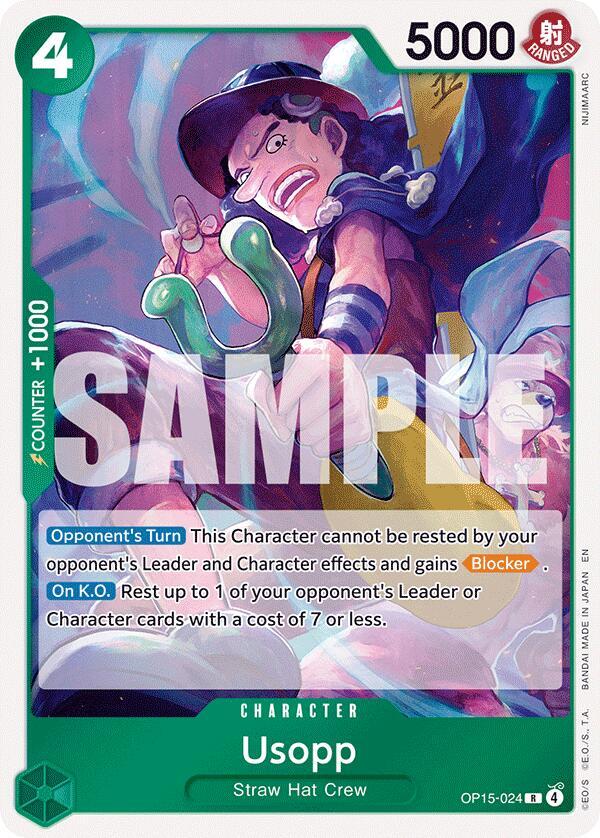 Usopp R Foil OP15 EB04 OP15 024 NM
