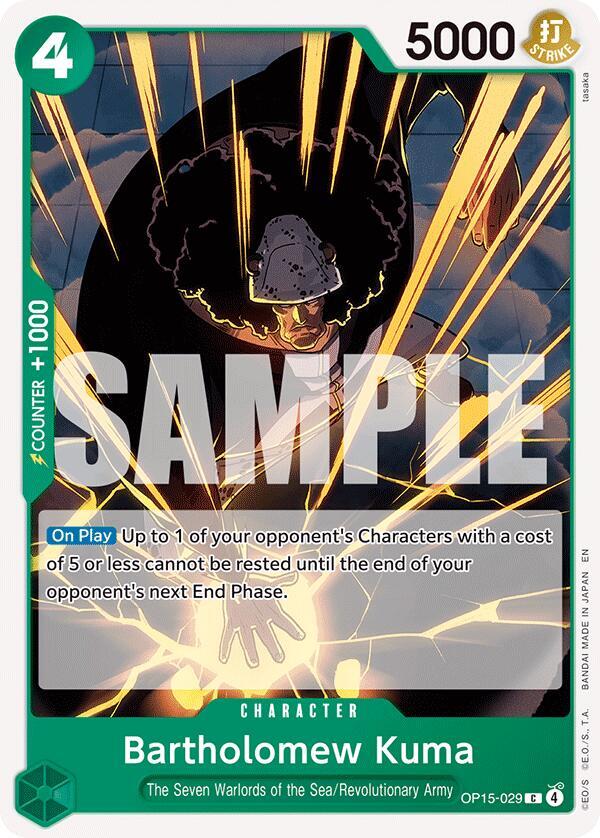 Bartholomew Kuma C OP15 EB04 OP15 029 NM