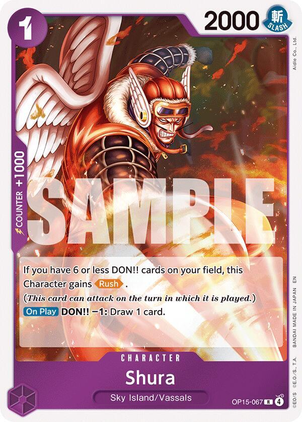 Shura R Foil OP15 EB04 OP15 067 NM