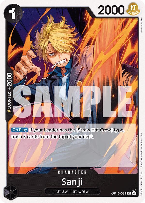 Sanji UC OP15 EB04 OP15 081 NM