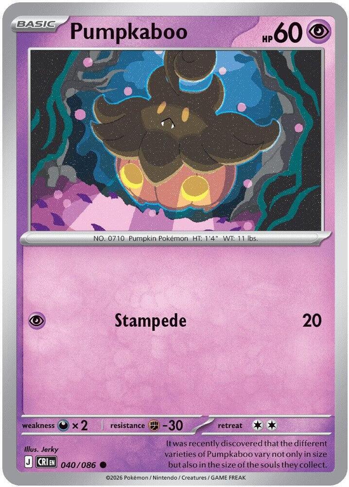 Pumpkaboo Common CRI 040/086 NM