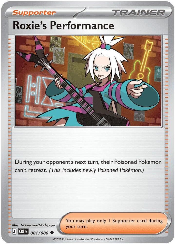 Roxie's Performance Uncommon CRI 081/086 NM