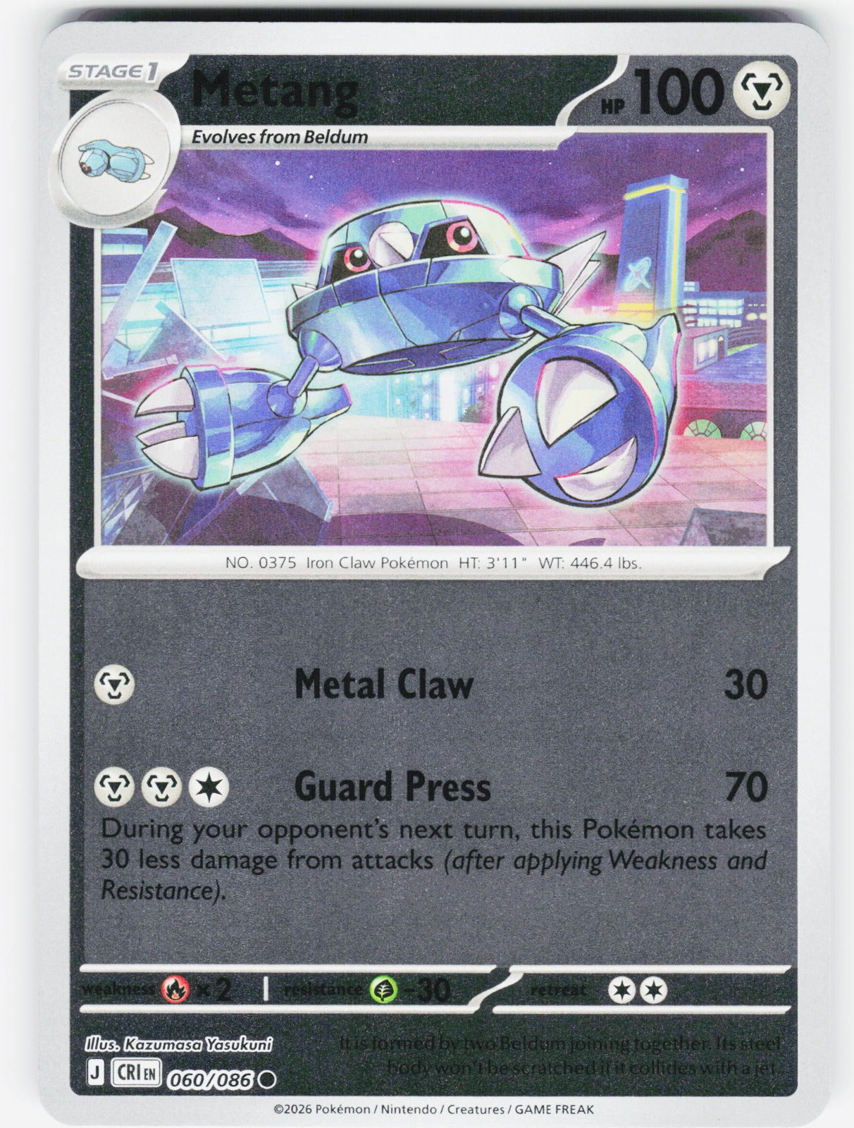 Metang Common Reverse Holo CRI 060/086 NM