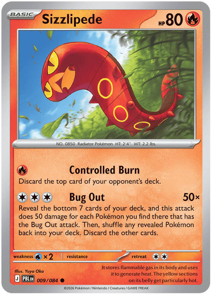 Sizzlipede Common PBL 009/084 NM