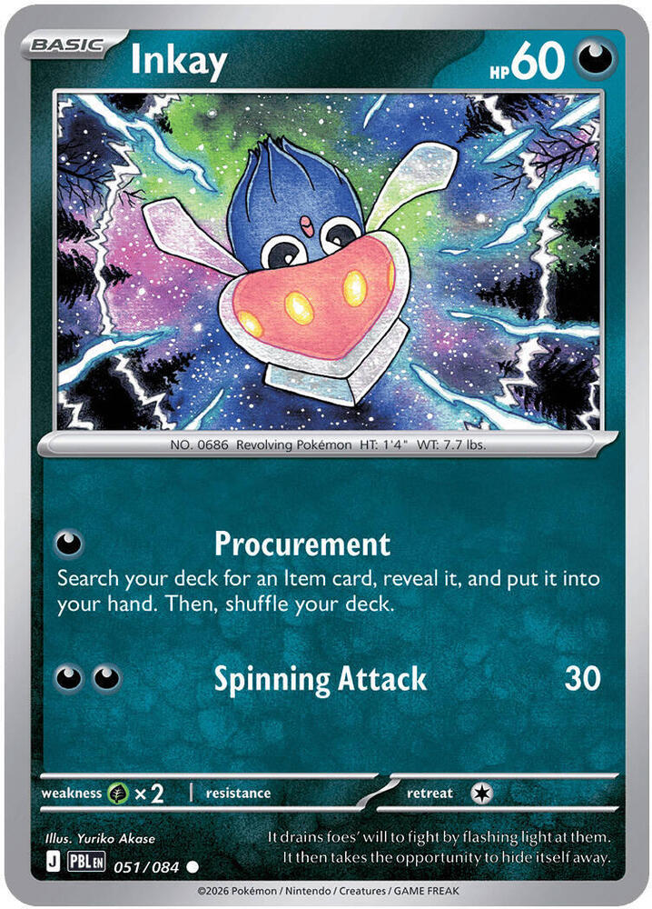 Inkay Common PBL 051/084 NM