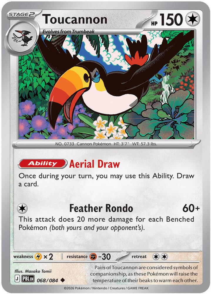 Toucannon Uncommon PBL 068/084 NM