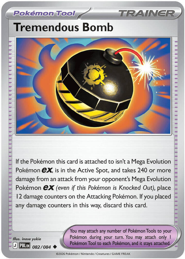 Tremendous Bomb Uncommon PBL 082/084 NM
