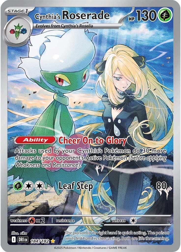 Cynthia's Roserade - Destined Rivals #184/182
