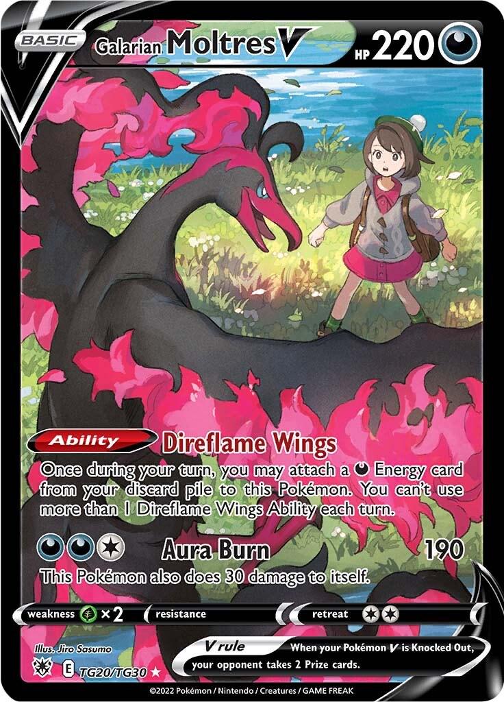 Galarian Moltres V - Astral Radiance TG20/TG30