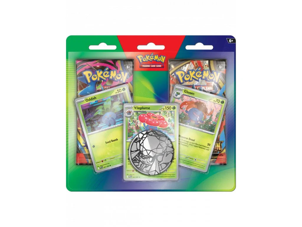 2 Pack Blister w/Oddish, Gloom, Vileplume