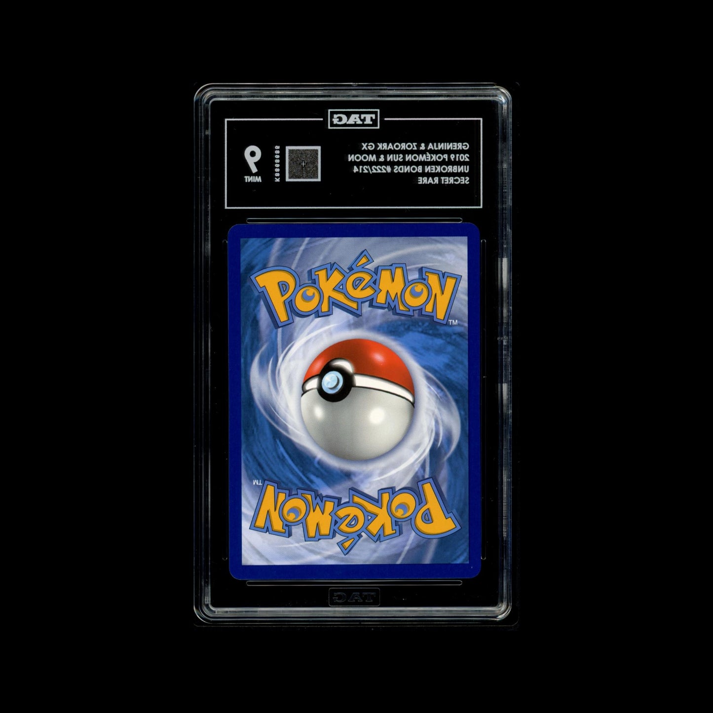 Greninja & Zoroark GX Secret - UBB #222/214 - TAG 9