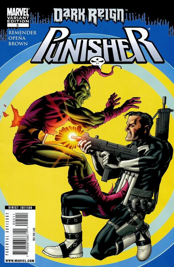 The Punisher, Vol. 8 #5 CVR B Green Goblin Variant