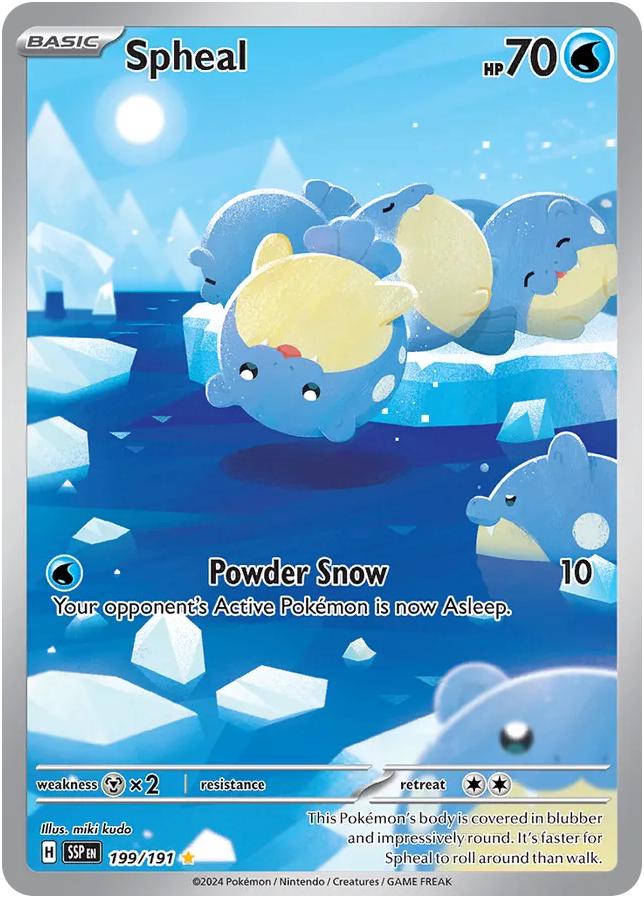 Spheal - Surging Sparks #199/191