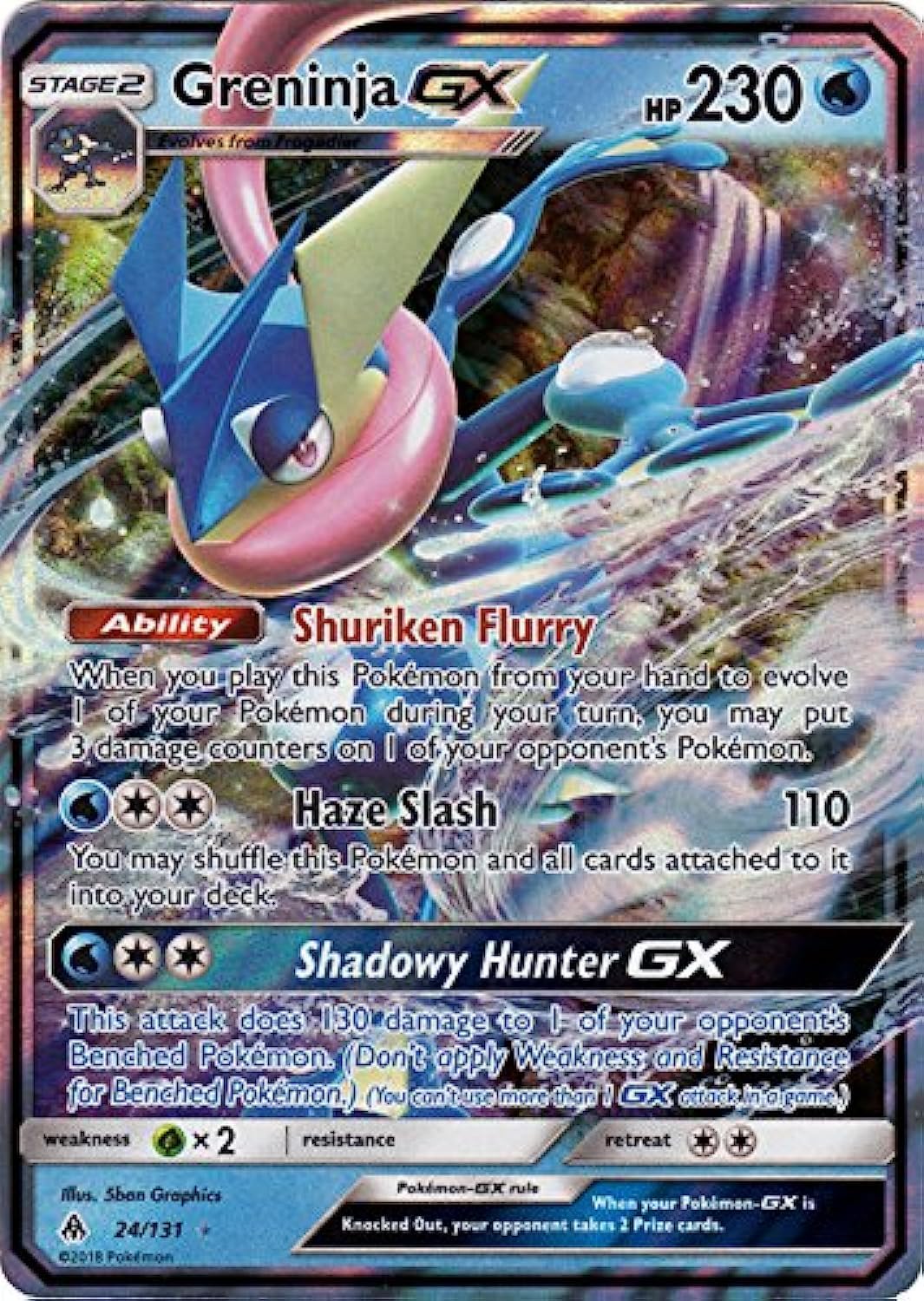 Greninja GX - S&M Forbidden Light #24/131