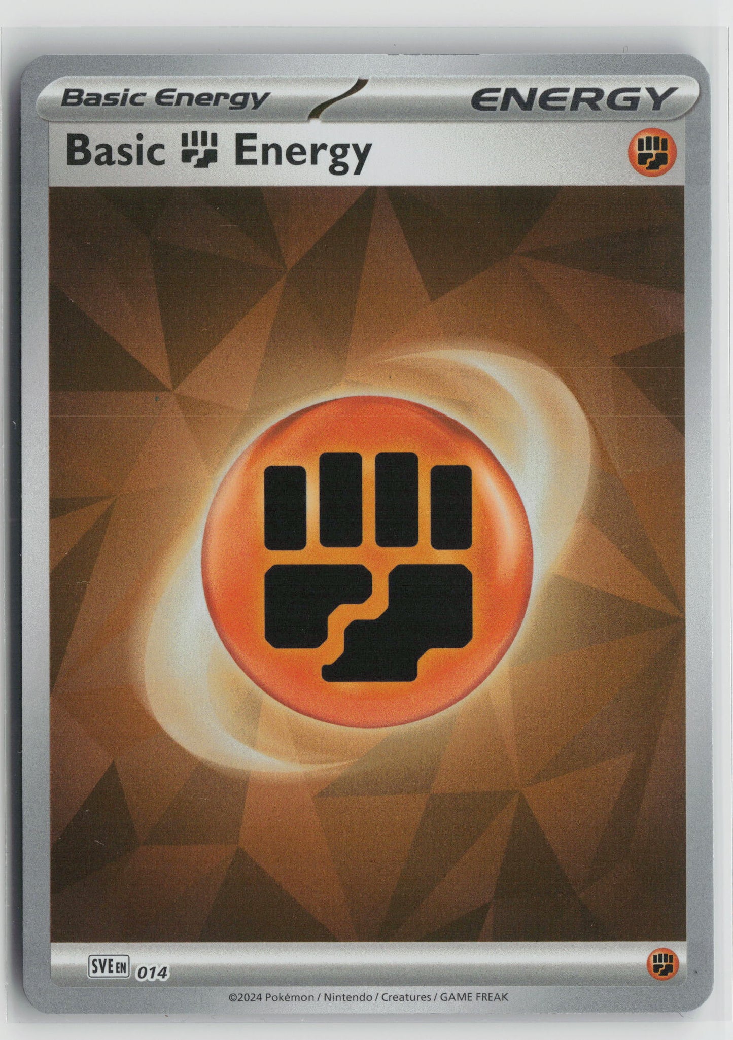 Basic Fighting Energy - Common SVE: Scarlet & Violet Energies 014 NM