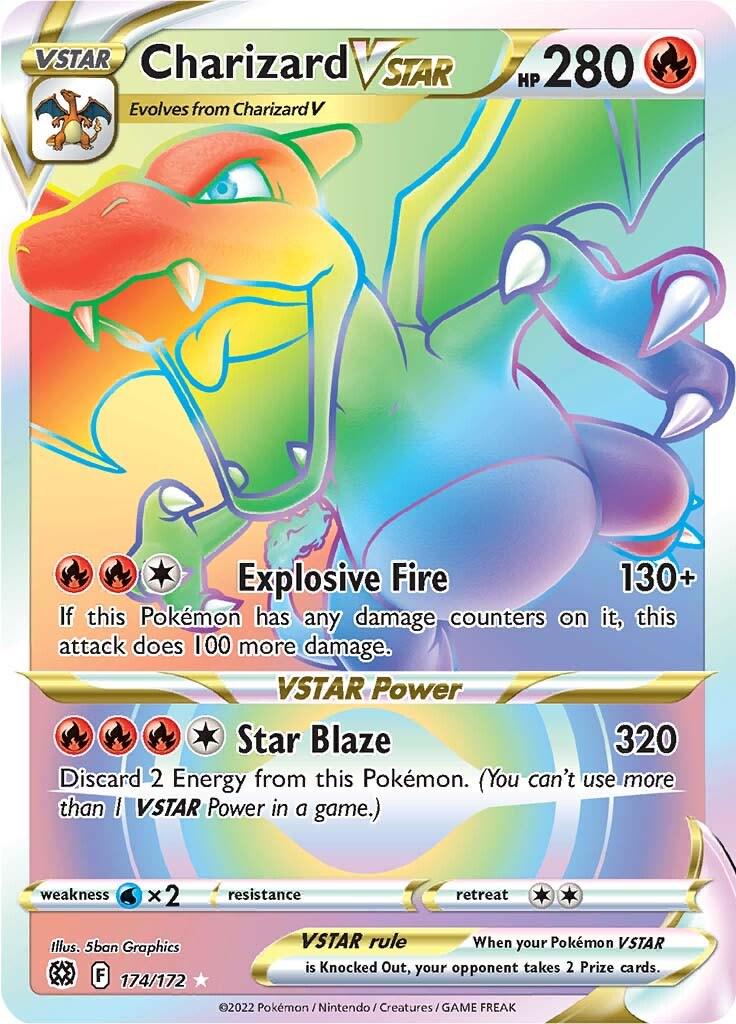 Charizard Vstar - Brilliant Stars 174/172