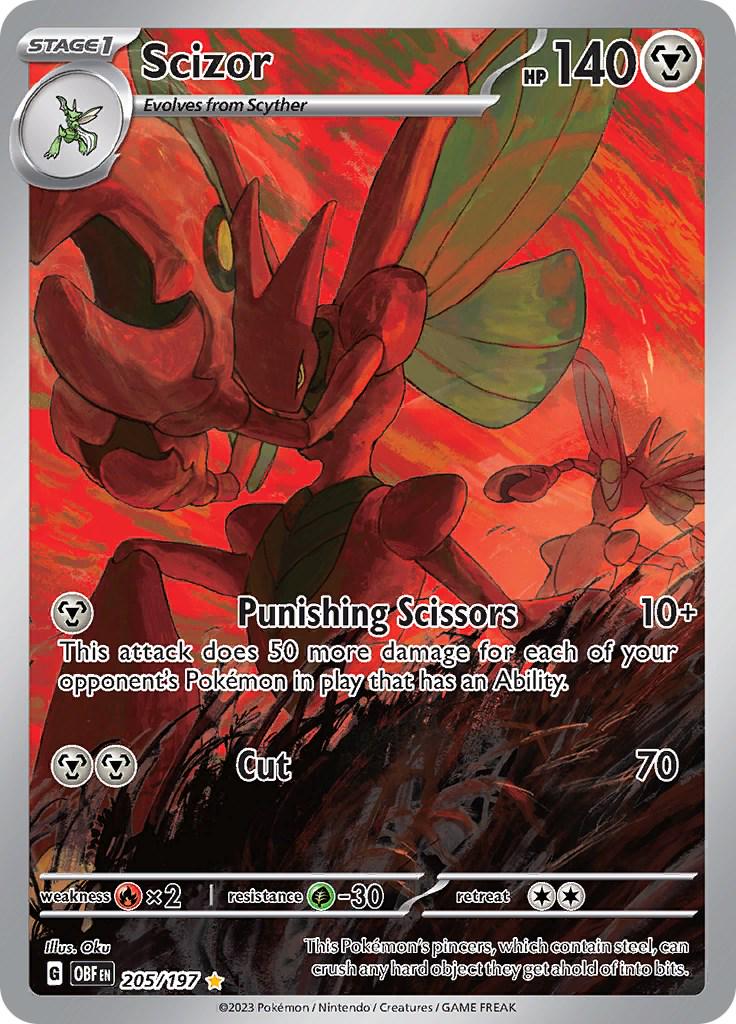 Scizor - Obsidian Flames #205/197