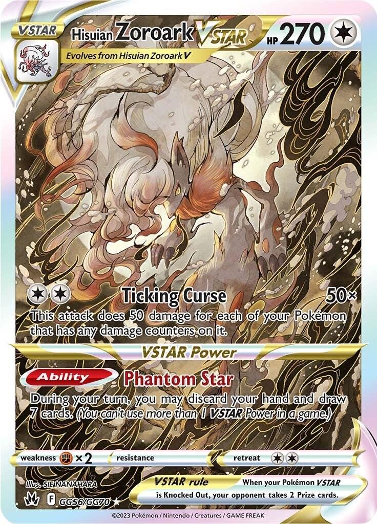 Hisuian Zoroark Vstar - Crown Zenith GG56/GG70