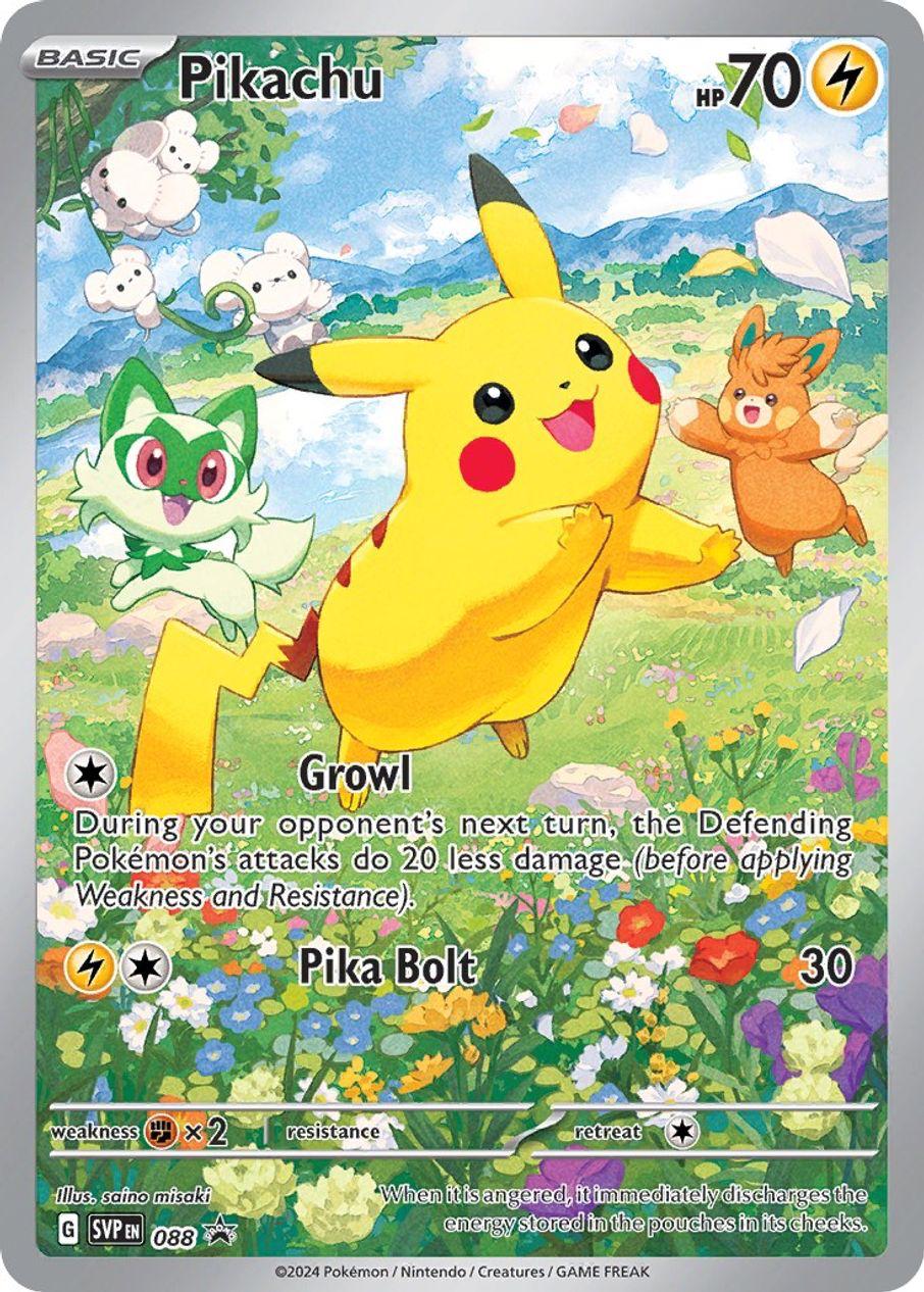 Pikachu - Scarlet & Violet Promo #088