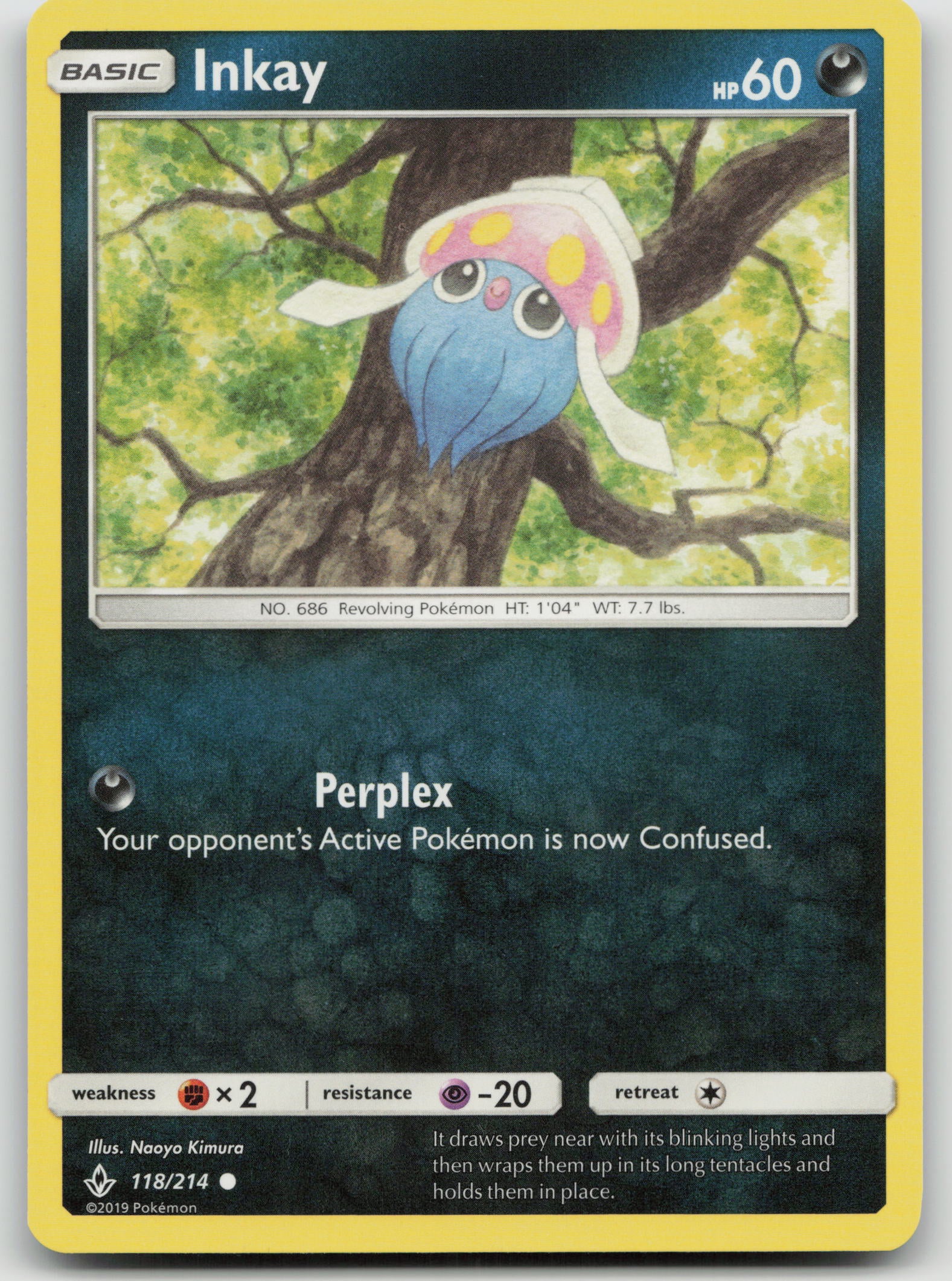 Inkay Common Normal SM10 118/214 NM