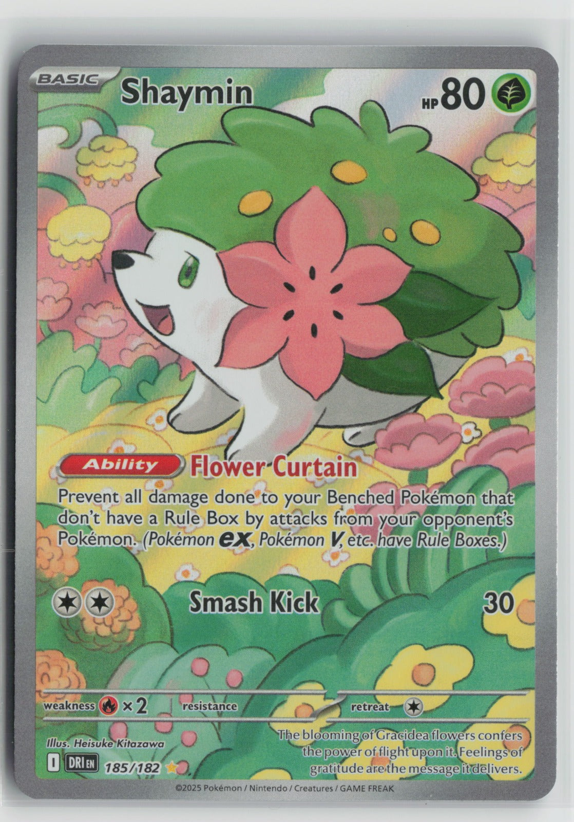 Shaymin Illustration Rare Holo DRI 185/182 NM