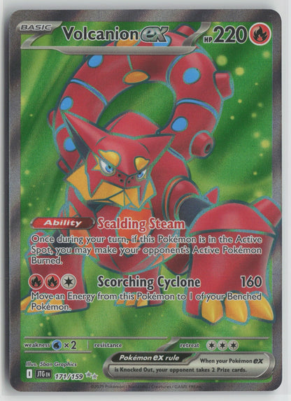 Volcanion ex Ultra Rare Holo JTG 171/159 NM