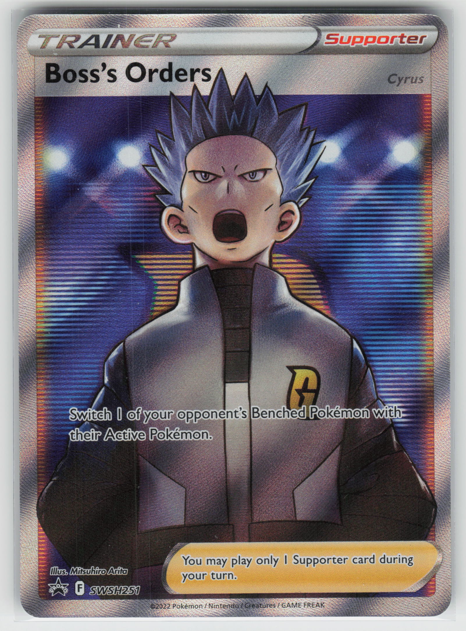 Boss's Orders (Full Art) Promo SWSH: Sword & Shield Promo Cards SWSH251 NM