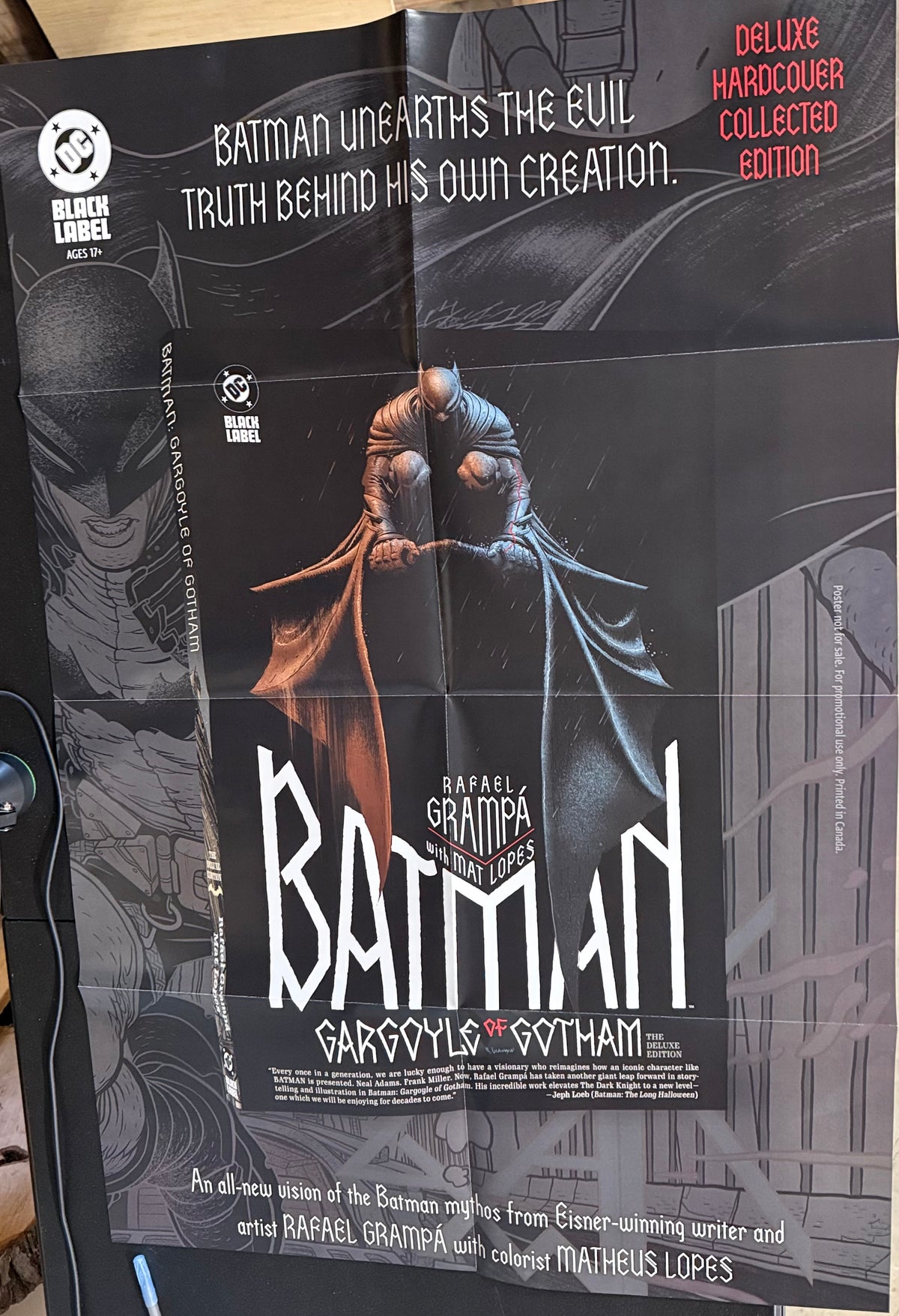 Batman Gargoyle of Gotham Promo Poster (Retailer Exclusive)