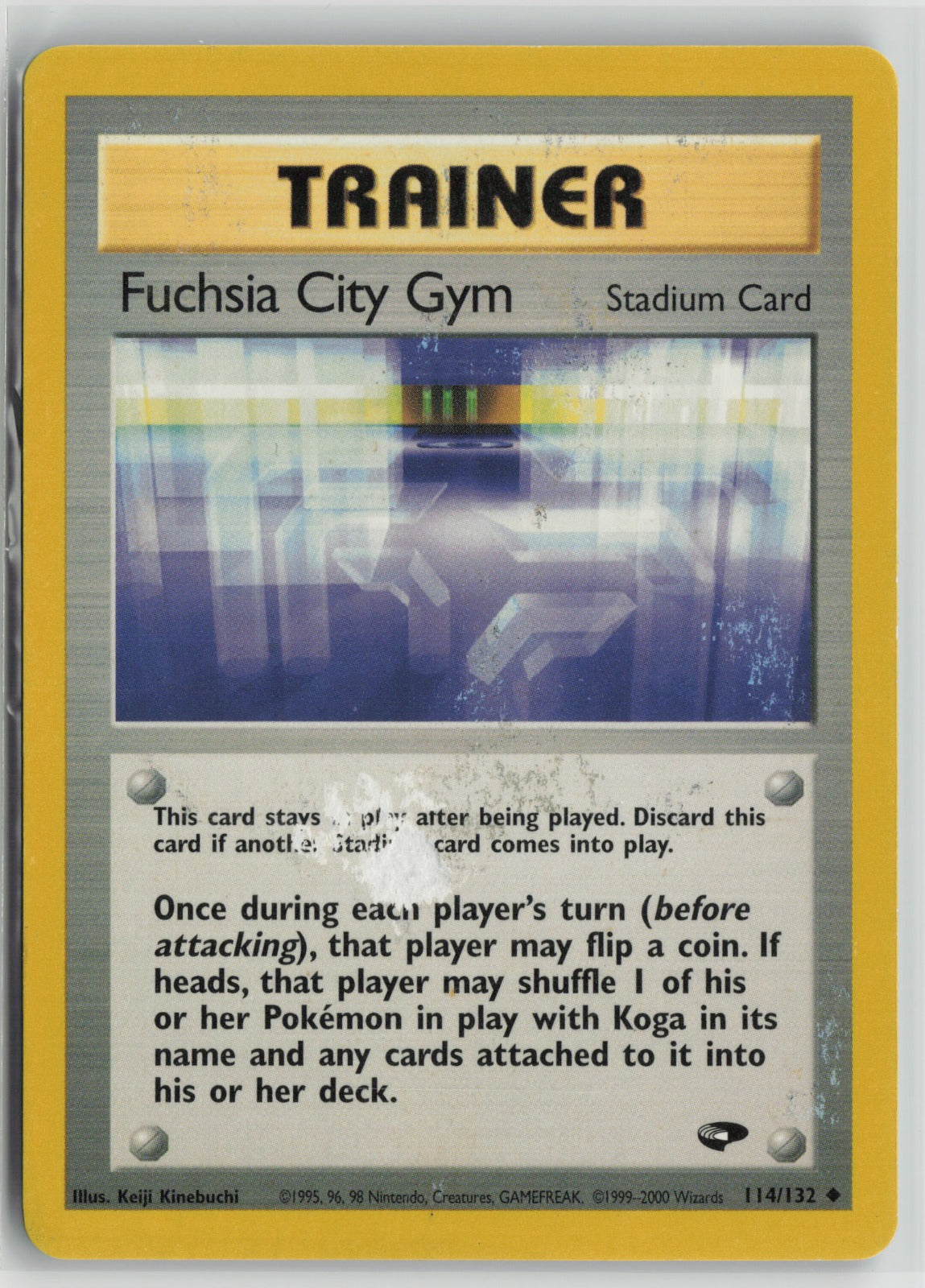 Fuchsia City Gym Uncommon Unlimited G2 114/132 DMG