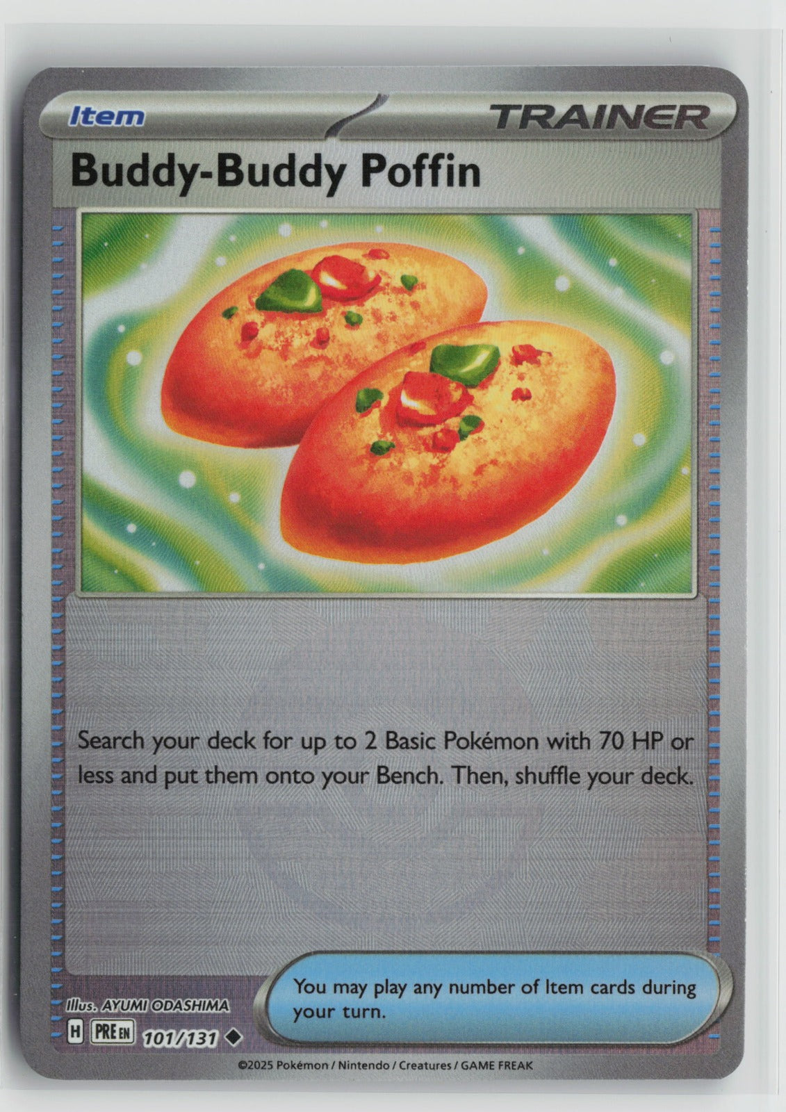 Buddy-Buddy Poffin (Poke Ball Pattern) Uncommon Holo PRE 101/131 NM
