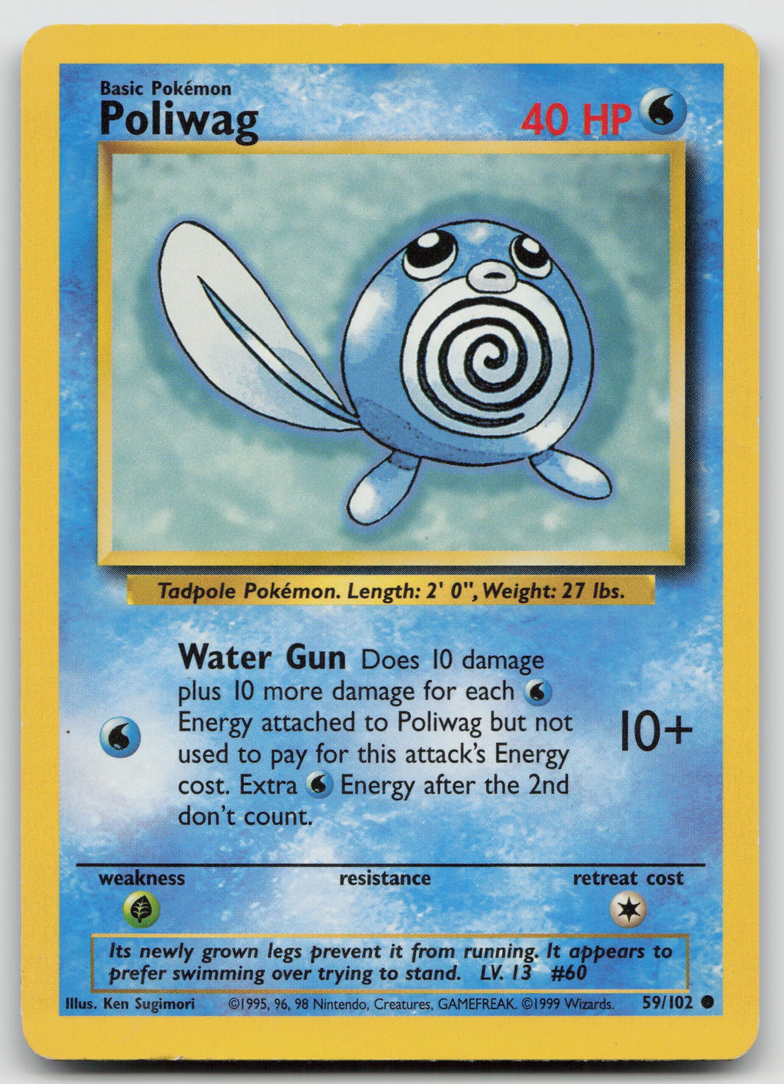 Poliwag Common Normal BS 059/102 DMG