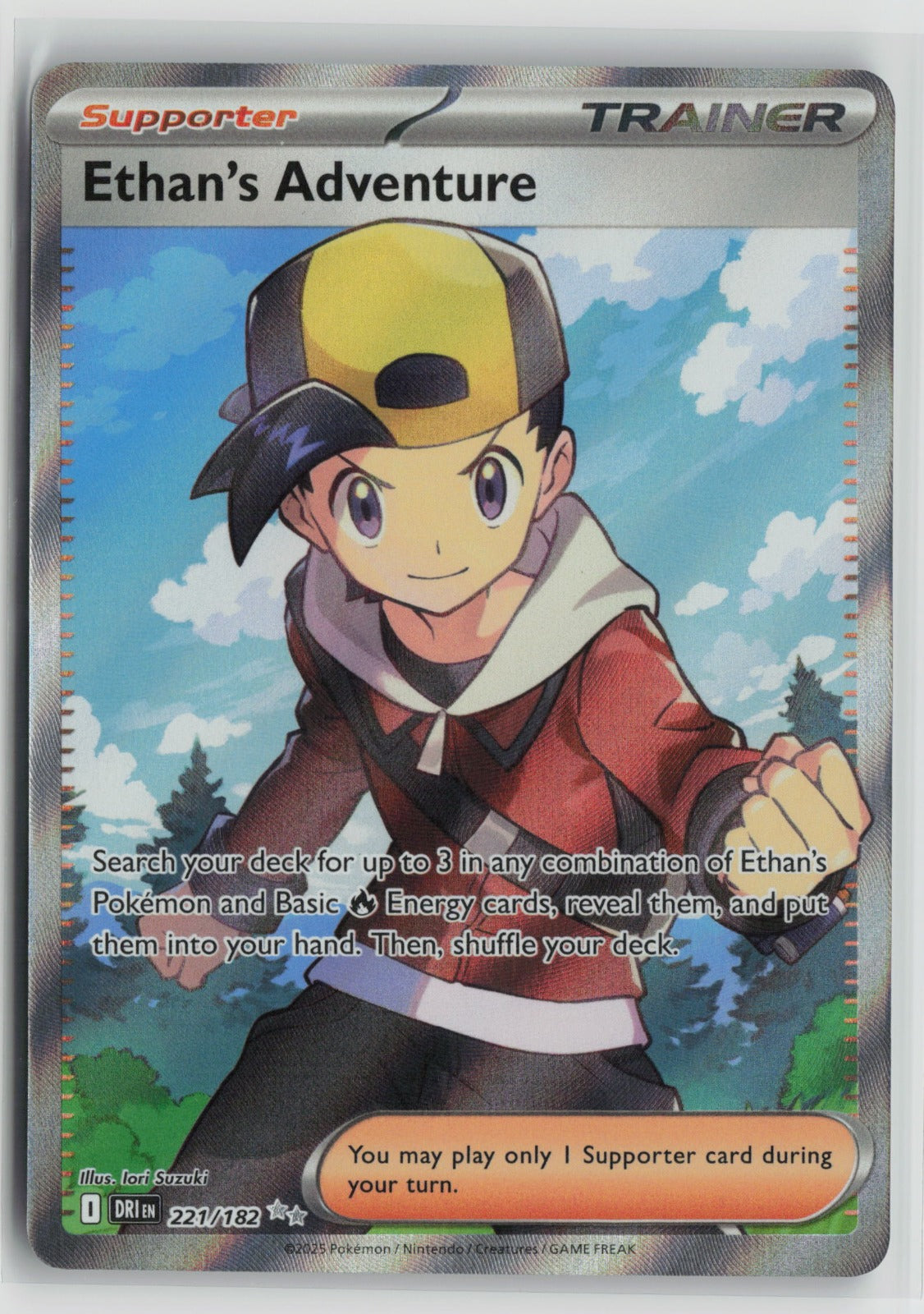 Ethan's Adventure - Ultra Rare Holo DRI 221/182 NM