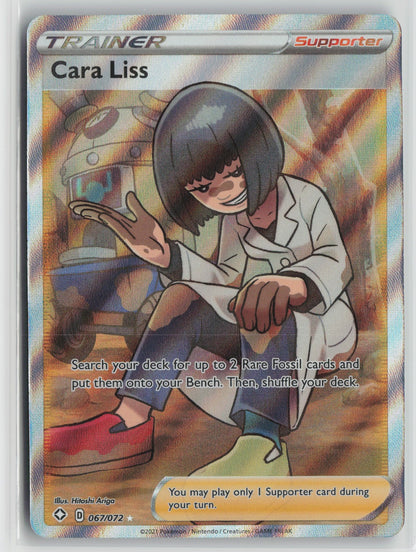 Cara Liss (Full Art) Ultra Rare Holo SHF 067/072 NM