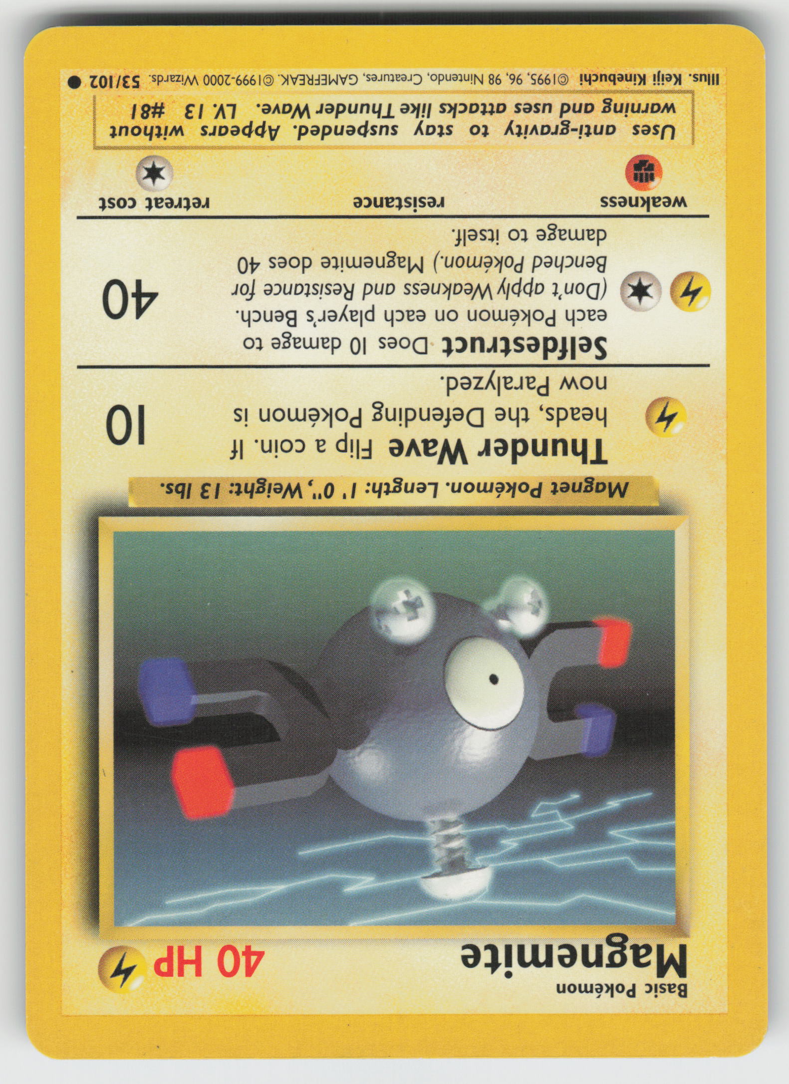 Magnemite Common Base Set 053/102 LP