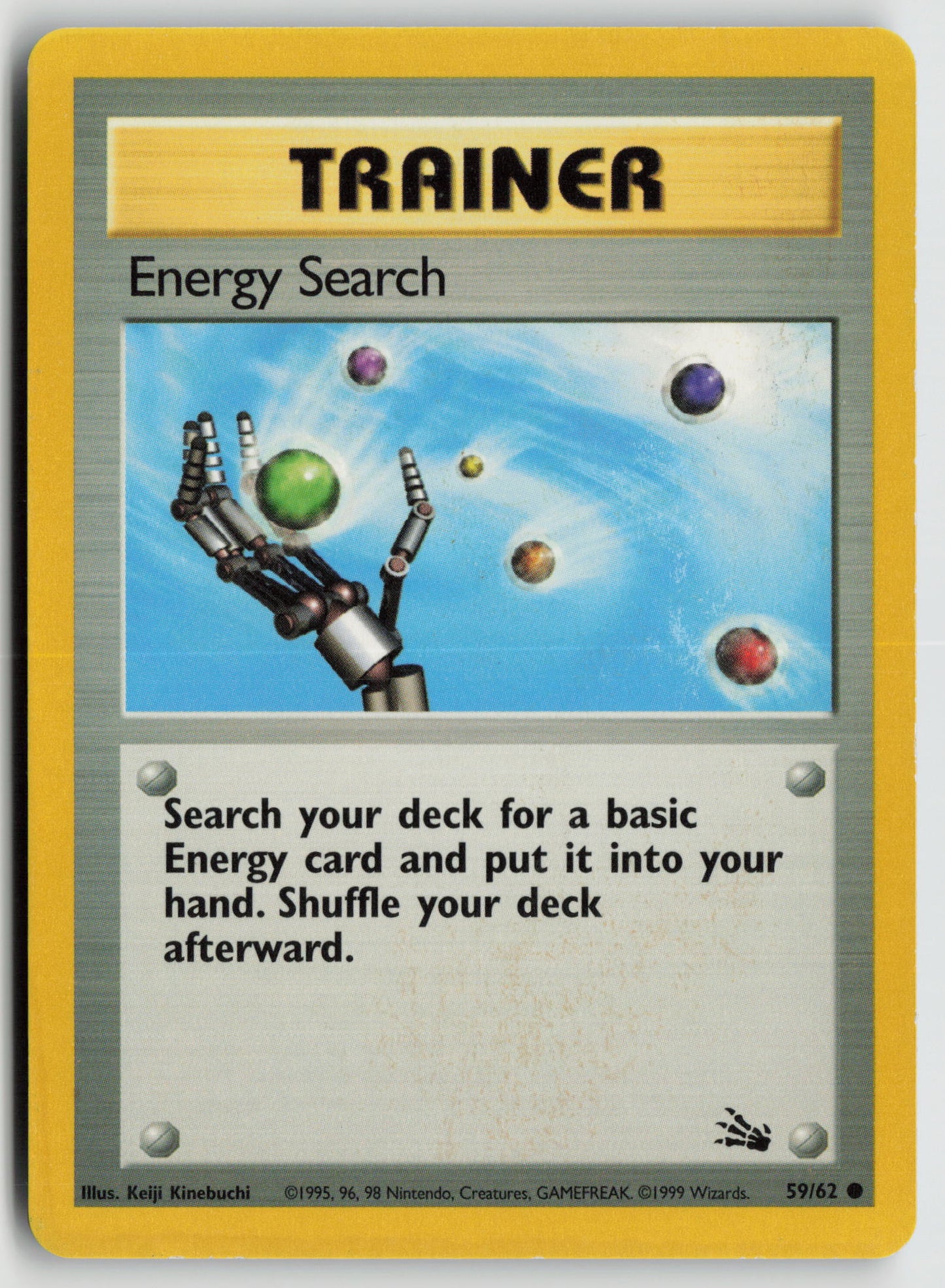 Energy Search Common Fossil 59/62 DMG