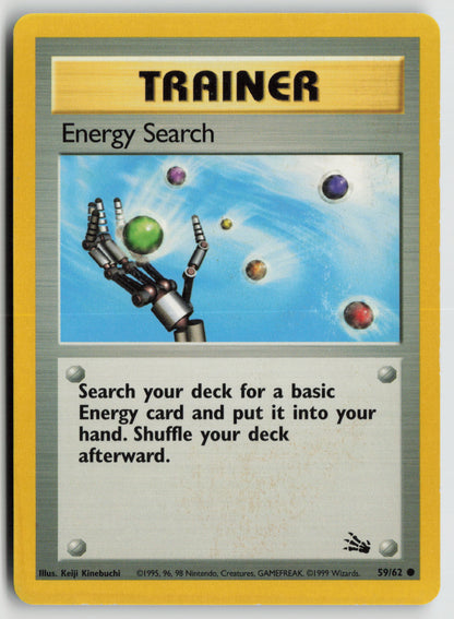 Energy Search Common Fossil 59/62 DMG