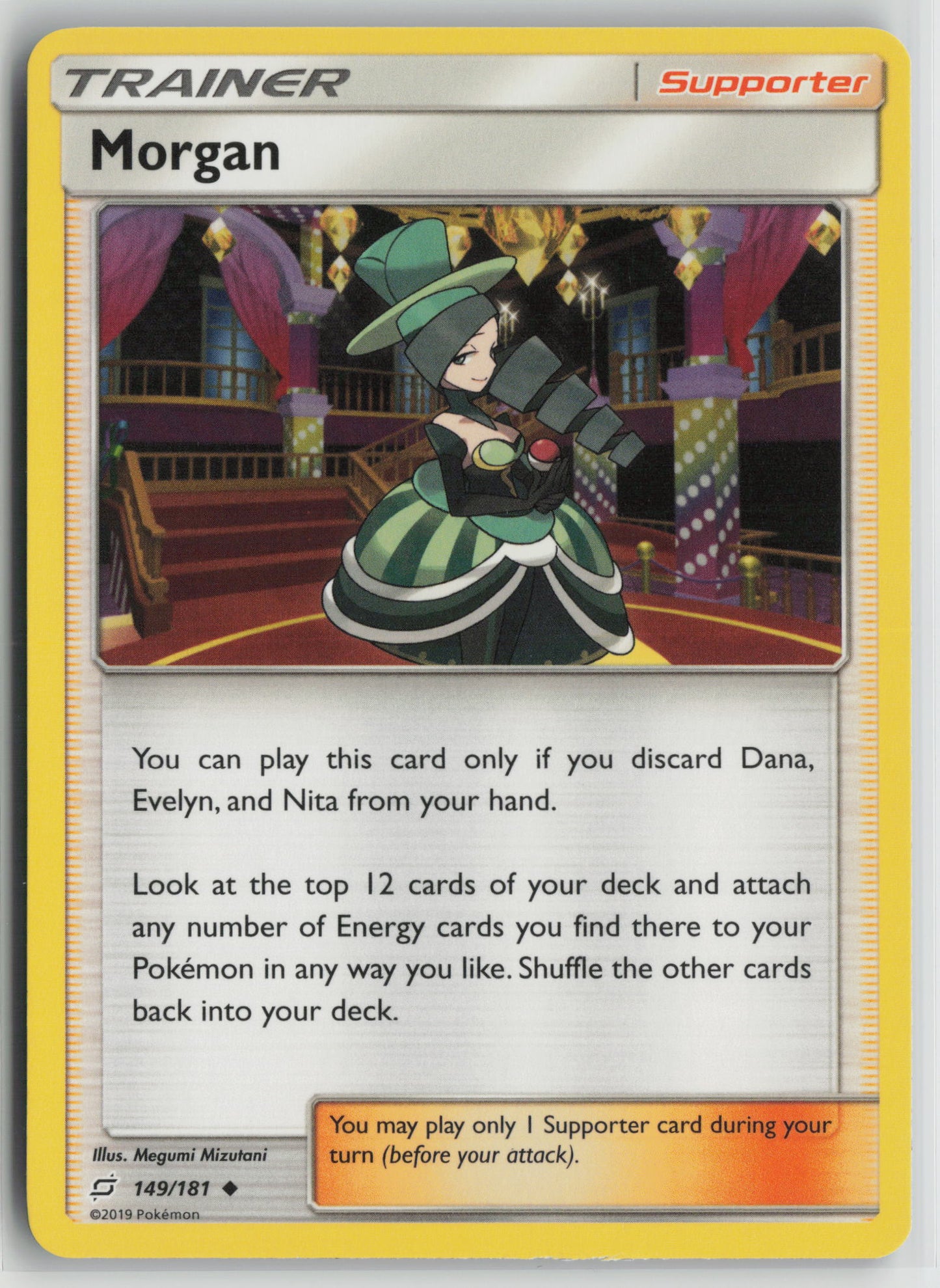 Morgan Uncommon SM - Team Up 149/181 NM