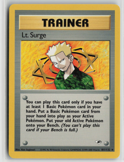 Lt. Surge (101) Rare Unlimited G1 101/132 NM